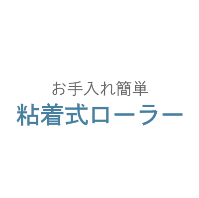 お手入れ簡単　粘着式ローラー