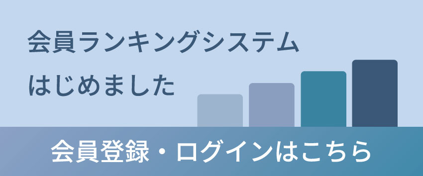 会員ランキングシステム始めました